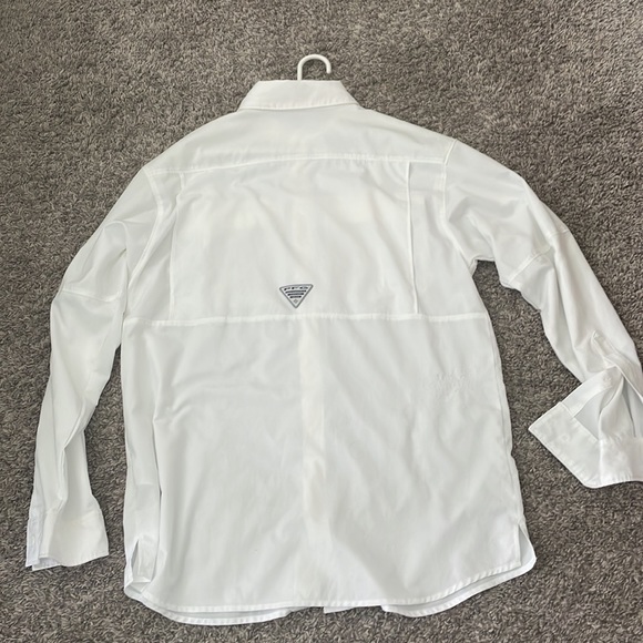 Men’s Performance Fishing Gear Button Down White Large. - Picture 4 of 6